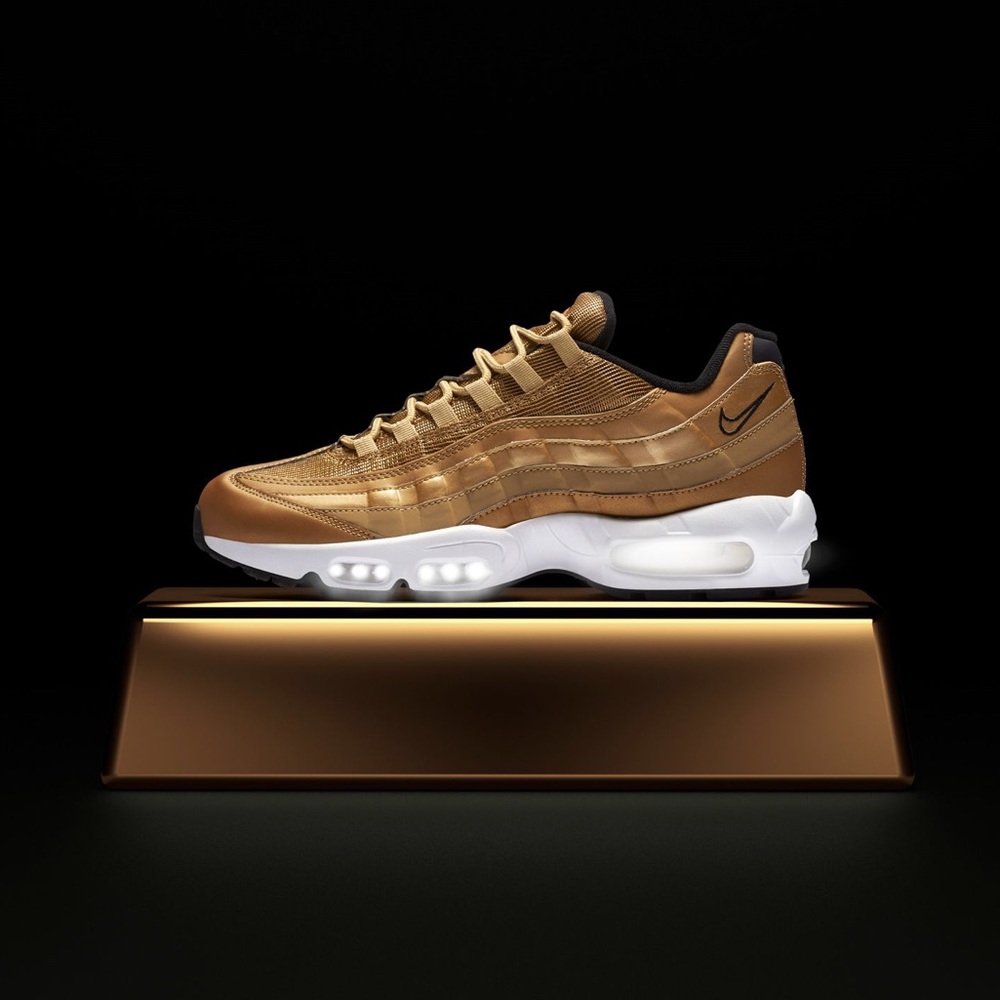 NIKE Air Max 95 Metallic Gold - Women’s